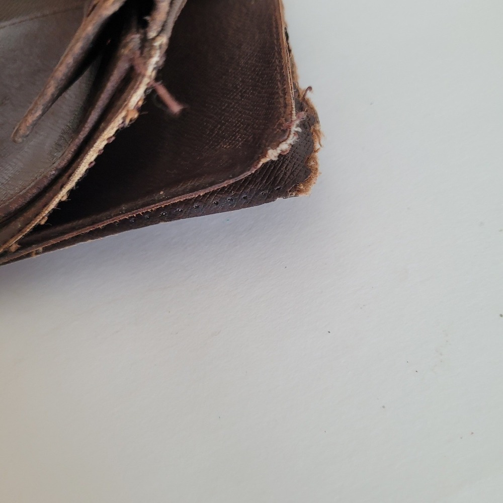 Louis Vuitton Damier Ebene Compact Wallet CA0064 Brown Checkered Bifold Spain - Picture 8 of 12